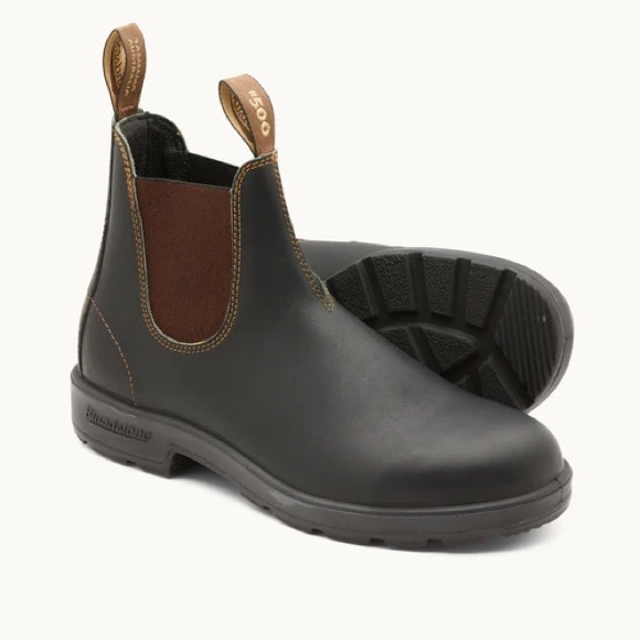 blundstone 500 chelsea boots | 7.5 stout brown - Picture 6 of 17